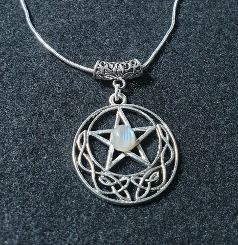 Pentagram necklace pendant - necklace,