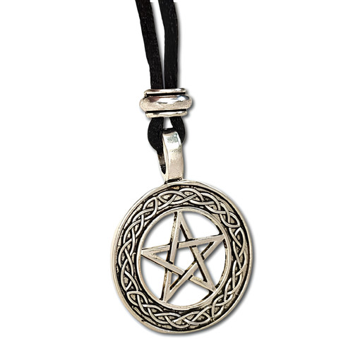 Pentacle pendant infinity - pentacle, knot