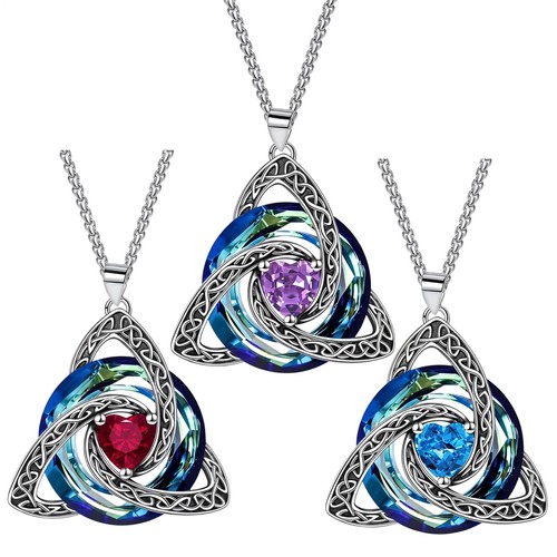Witch zircon necklace - witch's,