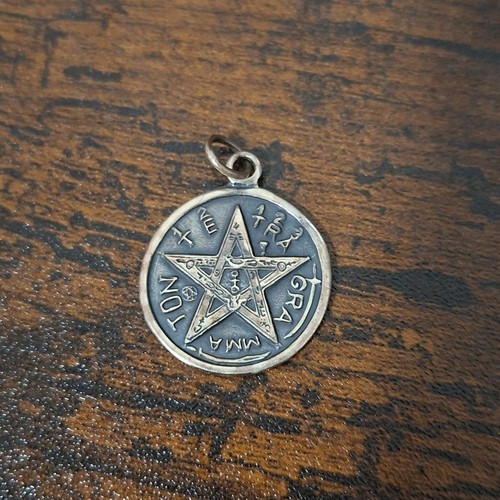 Pentacle necklace 925 sterling - pentacle,