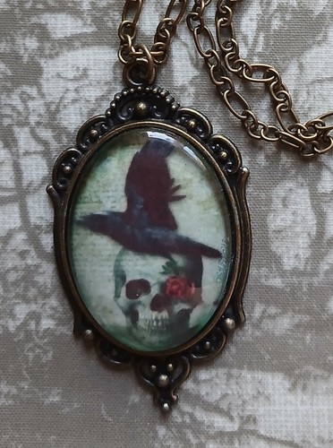 Pagan witchy skull glass - witchy,,