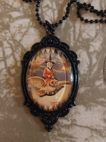 Pagan witchy flying witch - witchy,,