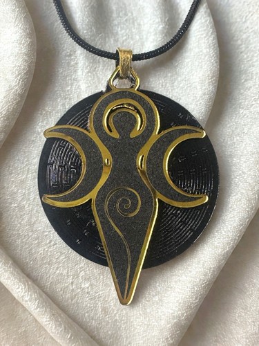 Triple goddess moon - goddess,