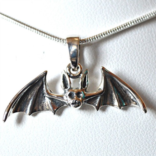 Flying bat 925 silver small - bat,