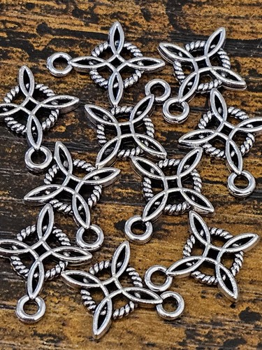 Silver tone witches - tone,