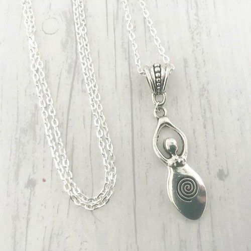 Long goddess necklace - long,