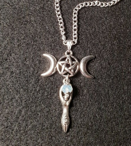 Triple moon pentagram - triple,