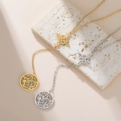Mystical witch knot necklace - mystical,