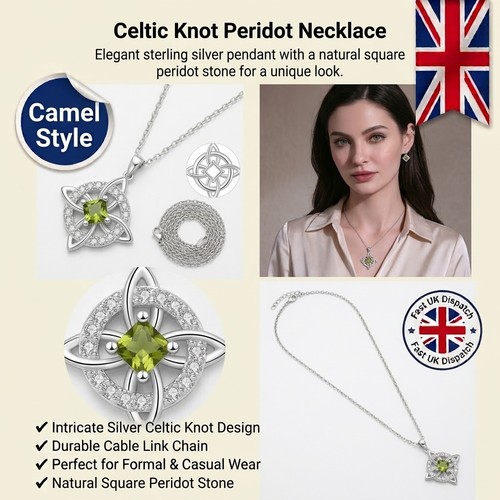 Birthstone witch knot pendant - knot,
