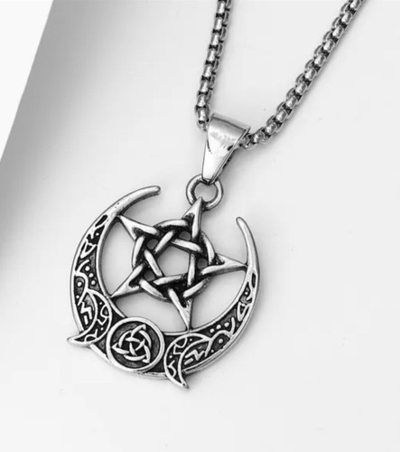 Pentagram moon pretty - moon, quality