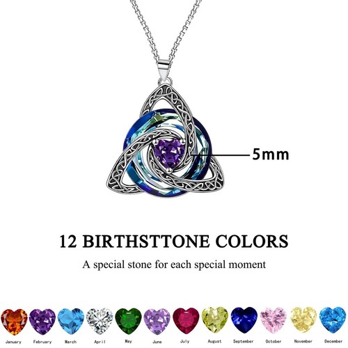 2027 birthstone celtic trinity - birthstone,