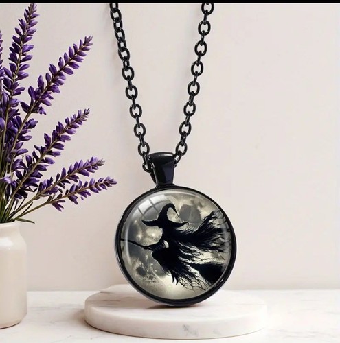 Gothic witch necklace hanging - necklace,